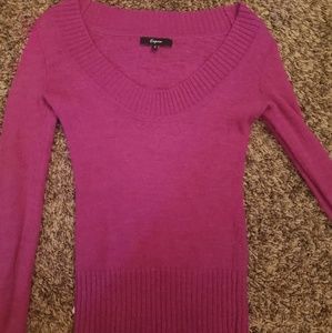 Express pink sweater